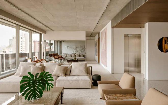 从水磨石地面到混凝土天花板这个公寓呈现不完美的美学设计!(图5)