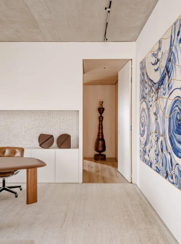 从水磨石地面到混凝土天花板这个公寓呈现不完美的美学设计!(图10)