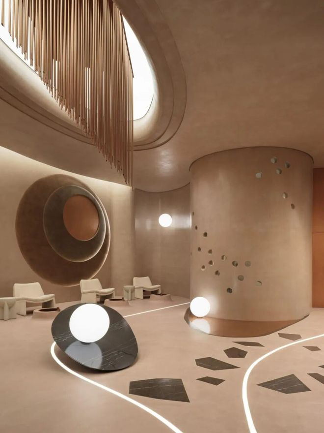 全球新作丨沙特阿拉伯Stellar星空雕塑美容院设计(图4)